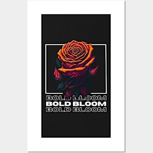 Rose Bold Bloom Posters and Art